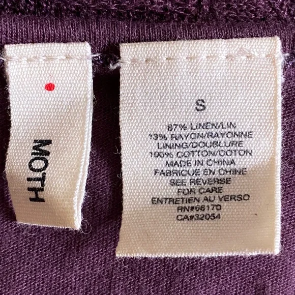 Moth I Anthro I Y2K I Sideswept Sweater Dress I Purple Motif - Picture 3 of 16